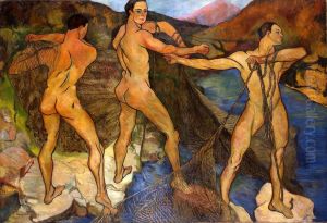Casting the Net, 1914 by Suzanne Valadon