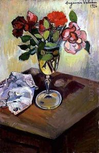 Roses in a Glass, 1926 by Suzanne Valadon