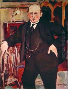 Portrait of Monsieur Mori, 1922 by Suzanne Valadon