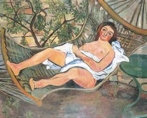 Femme dans un hamac
