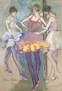 Trois danseuses by Suzanne Valadon