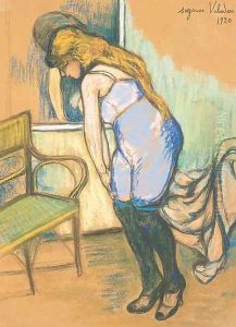 Femme a sa toilette by Suzanne Valadon