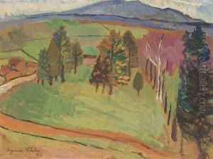 Une route a la campagne by Suzanne Valadon