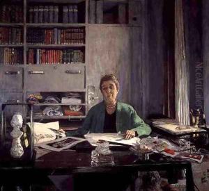Jeanne Lanvin (1867-1946) c.1933 by Jean-Edouard Vuillard