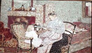 Woman Feeding a Child (Annette, daughter of Ker Xavier Roussel) 1901 by Jean-Edouard Vuillard