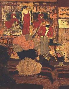 At the Theatre by Jean-Edouard Vuillard