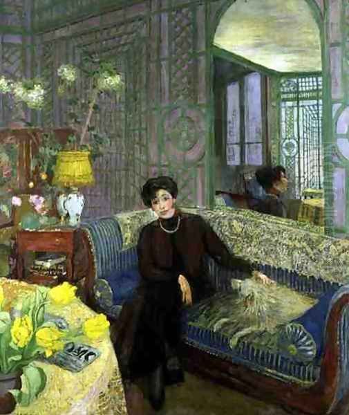 Portrait of Marcelle Aron, wife of Tristan Bernard (1866-1947) 1914 - view 1