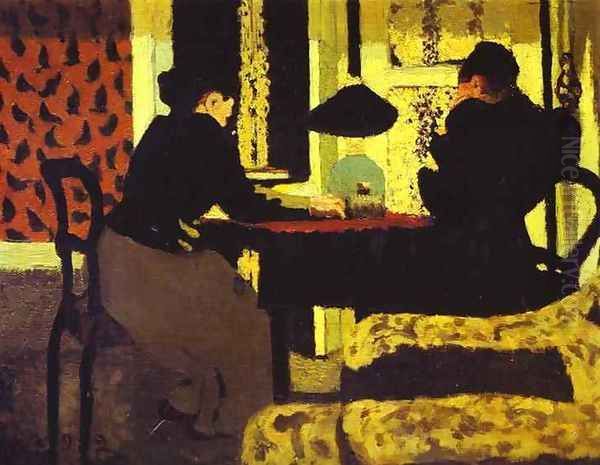 Under the Lamp or Two Women Under the Lamp (Sous la lampe ou Deux Femmes sous la lampe) 1892 - view 1