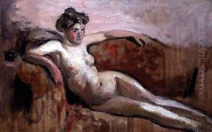 Reclining Nude, c.1919-20 by Jean-Edouard Vuillard