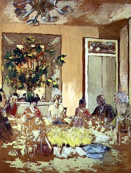 The Dining Room at Chateau de Clayes, 1938 - view 1