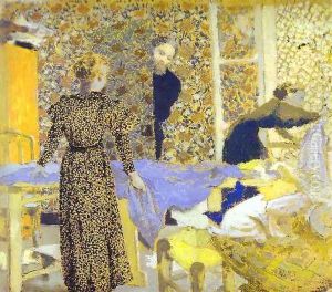 Studio or The Suitor (L'Atelier ou Le Pretendant) 1893 by Jean-Edouard Vuillard