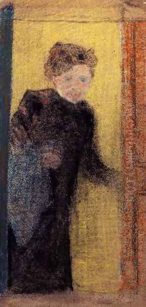 Woman at the Door - view 1