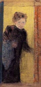 Woman at the Door by Jean-Edouard Vuillard