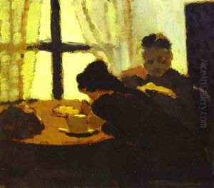 The Breakfast near the Window (Le Petit Dejeuner devant la fenetre) c. 1892 by Jean-Edouard Vuillard