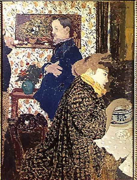 Valloton and Misia in the Dining Room at Rue Saint-Florentin, 1899 - view 1