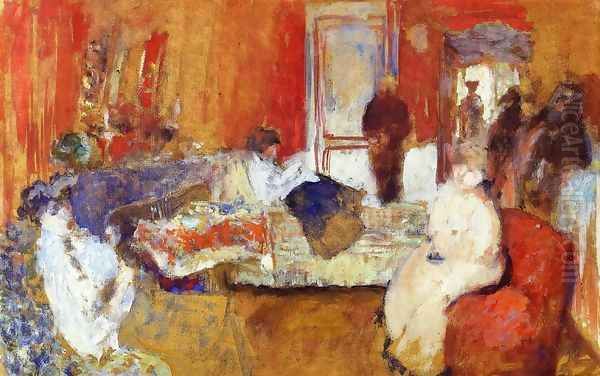 In the Red Room - view 1