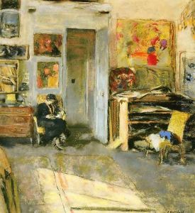 Madame Josse Hessel in Vuillard's Studio by Jean-Edouard Vuillard