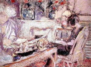 Interior - Mme Hessel at her Home, c.1930 by Jean-Edouard Vuillard