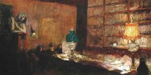 The Green Lamp, c.1898 by Jean-Edouard Vuillard