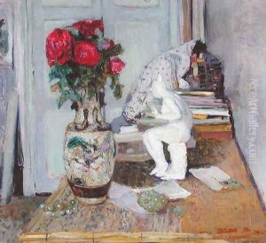Statuette by Maillol and Red Roses, c.1903-05 by Jean-Edouard Vuillard