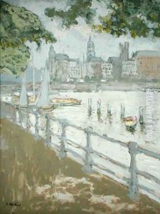 View of the Binnenalster, 1913 by Jean-Edouard Vuillard