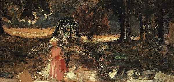 Mother and Child in a Park - view 1