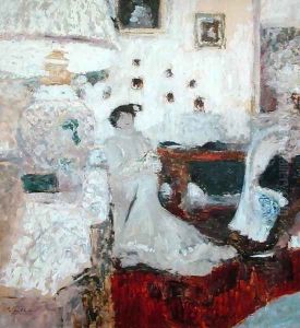 The Conversation under the Lamp, c.1914 by Jean-Edouard Vuillard