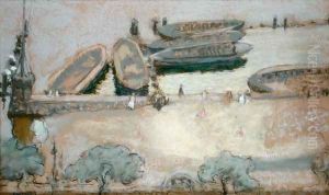 Loschplatz on the Aussenalster, 1913