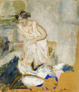 Study of a Woman in a Petticoat by Jean-Edouard Vuillard