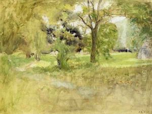 Trees in a Field by Jean-Edouard Vuillard