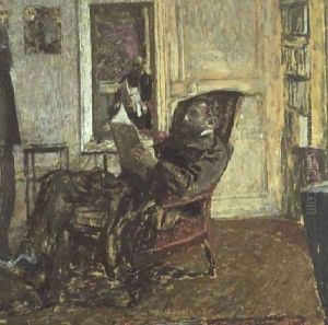 Portrait of Thadee Natanson (1868-1952) 1907-08 by Jean-Edouard Vuillard