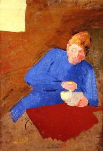 Marie Holding a Bowl, c.1891 by Jean-Edouard Vuillard