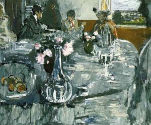 The Table I by Jean-Edouard Vuillard