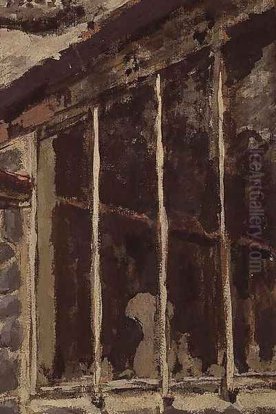 Maillol at work on the Cezanne Memorial, c.1925 (detail-4) - view 1