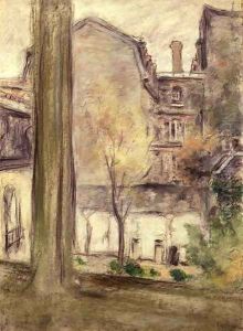 View of the Courtyard, c.1900 by Jean-Edouard Vuillard