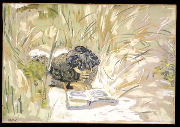 Woman reading, c.1909 - view 1