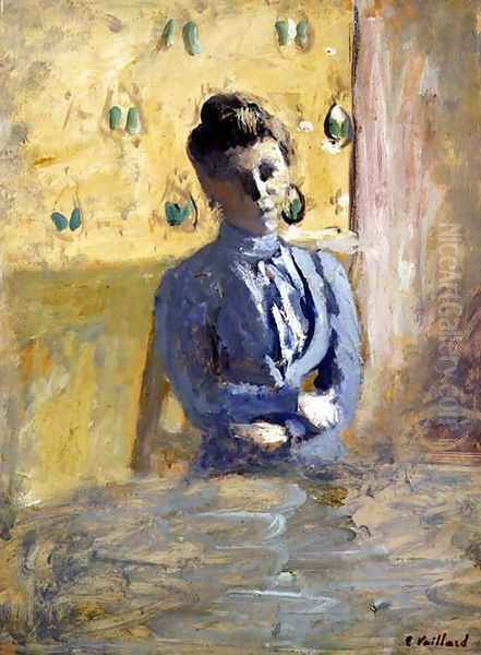Woman in Blue - view 1