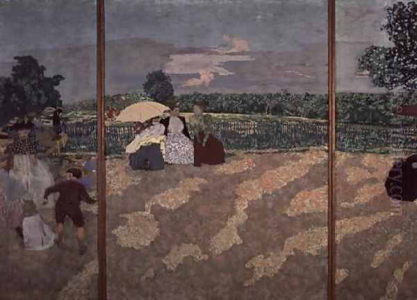 The Public Gardens: The Nurses, The Conversation and The Red Umbrella, 1894 - view 1