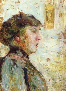 Portrait of a Woman in Profile