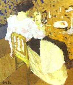 The Breakfast-Le Breakfast. 1892 by Jean-Edouard Vuillard