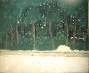 Route on the Edge of the Forest, c.1904 by Jean-Edouard Vuillard