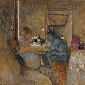 La partie de dames à Amfreville by Jean-Edouard Vuillard