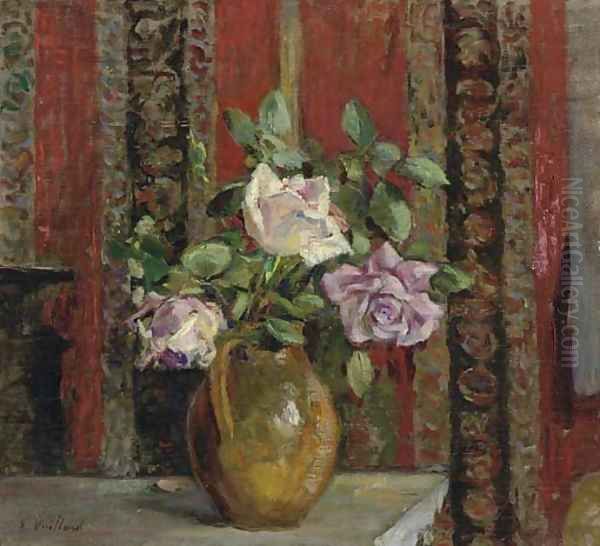 Roses dans une pichet - view 1