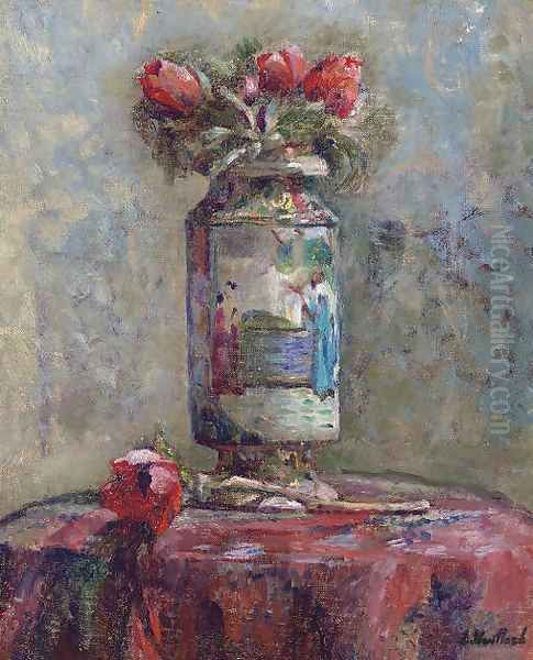Anemones dans un vase chinois - view 1