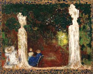 Au jardin by Jean-Edouard Vuillard