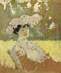 Madame Hessel en capeline by Jean-Edouard Vuillard