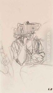 Portrait de Lucy Hessel by Jean-Edouard Vuillard