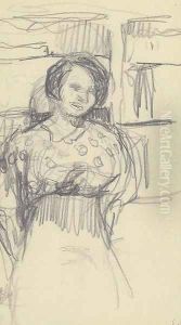 Femme debout by Jean-Edouard Vuillard