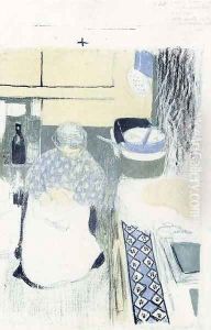 La Cuisiniere, from Paysages et Interieurs by Jean-Edouard Vuillard