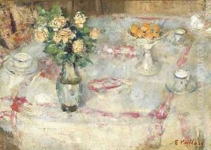 Table dressee by Jean-Edouard Vuillard